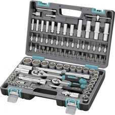Набор инструментов,1/2 .1/4 Crv, пластиковый кейс 94 предм.//STELS